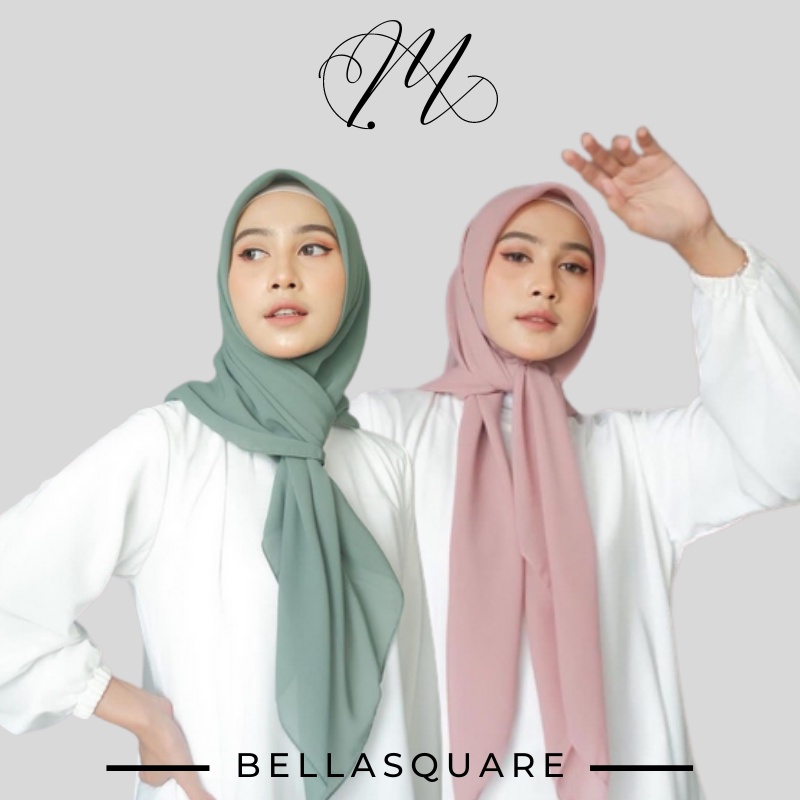 Jual Harga Termurah Jilbab Bella Square Segi Empat Hijab Bella Square