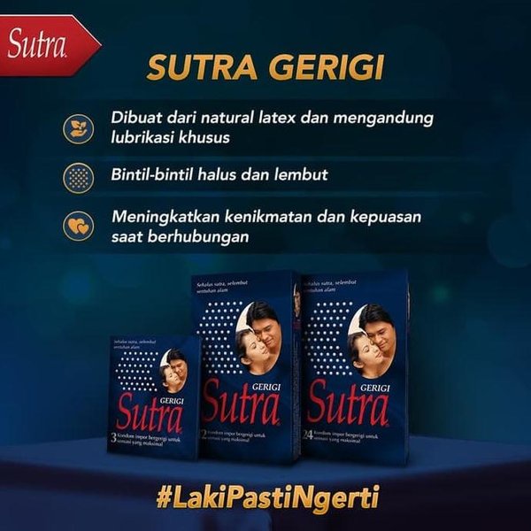 Jual SUTRA GERIGI Kondom All Varian Alat Kontrasepsi Pria Shopee