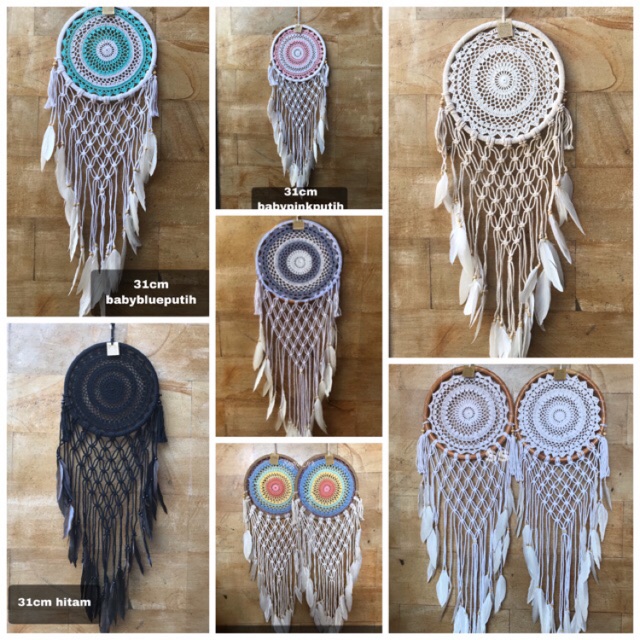 Jual Cm Rattan Macrame Dream Catcher Dreamcatcher Rottan