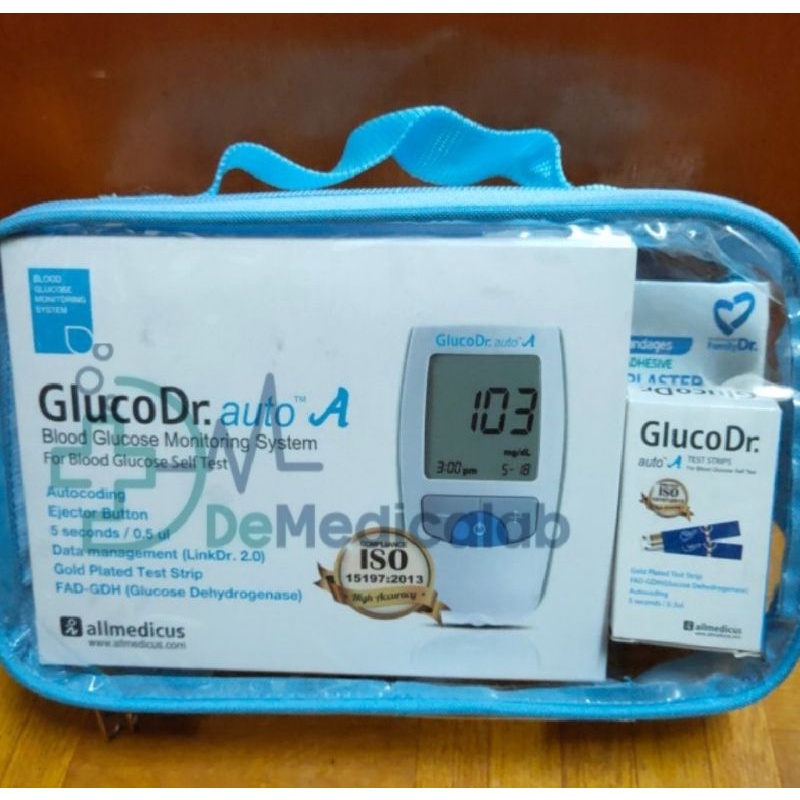 Jual Alat Cek Gula Darah Gluco Dr Auto Agm Blood Glucose Meter