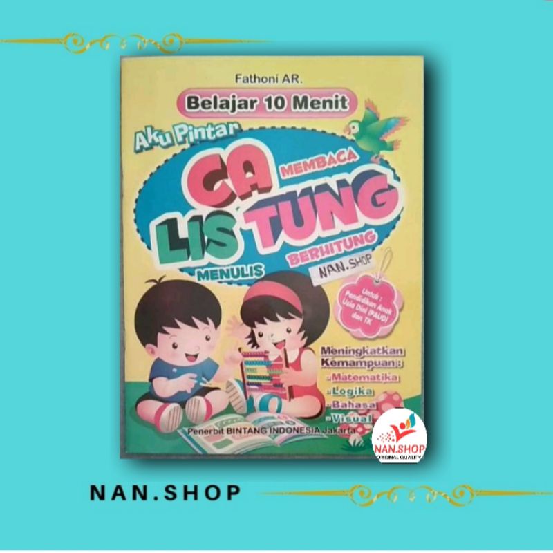 Jual Buku Belajar 10 Menit Aku Pintar CaLisTung Membaca