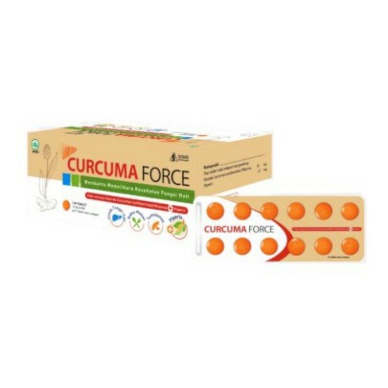 Jual Curcuma Force Blister Isi Tablet Shopee Indonesia