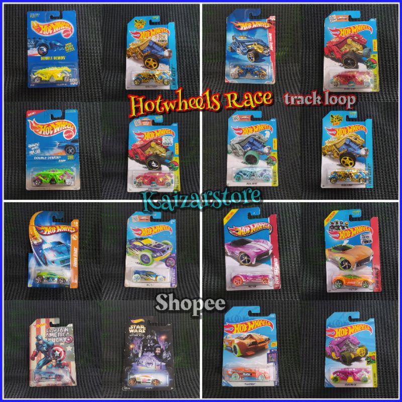 Jual Hotwheels Race Balap Mattel Hot Wheels Mobil Double Demon Phastasm Spectyte Hollowback Salt