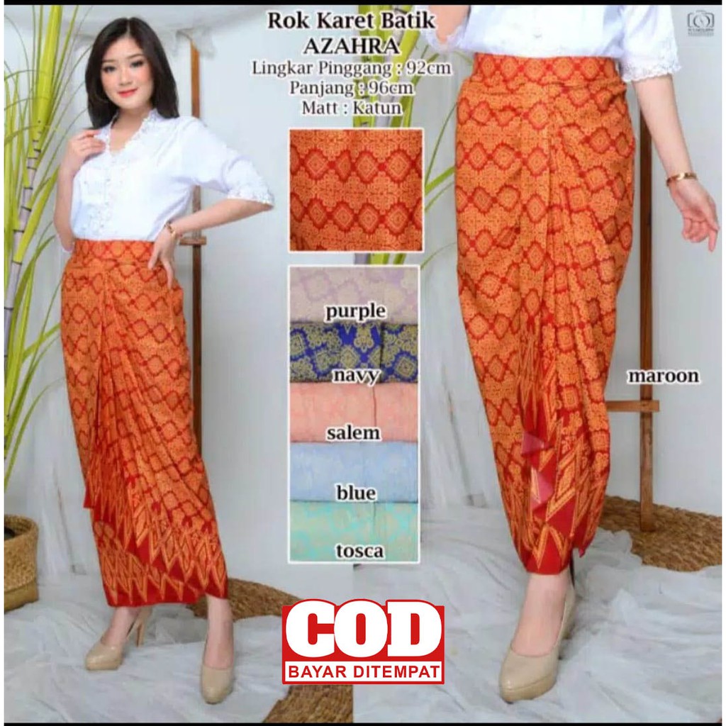 Jual Rok Batik Kebaya Jadi Model Terbaru Bawahan Kebaya Rempel