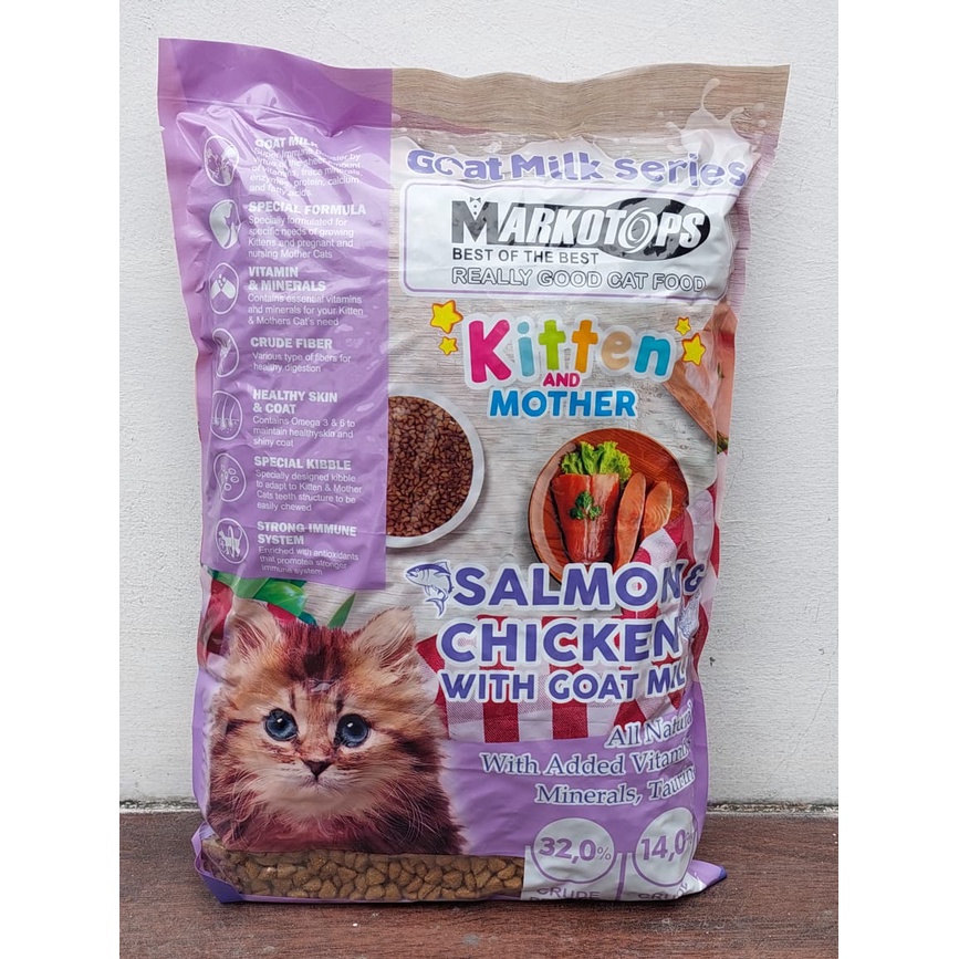 Jual Makanan Kucing Markotops Mother Kitten Dry Food 1 KG SALMON