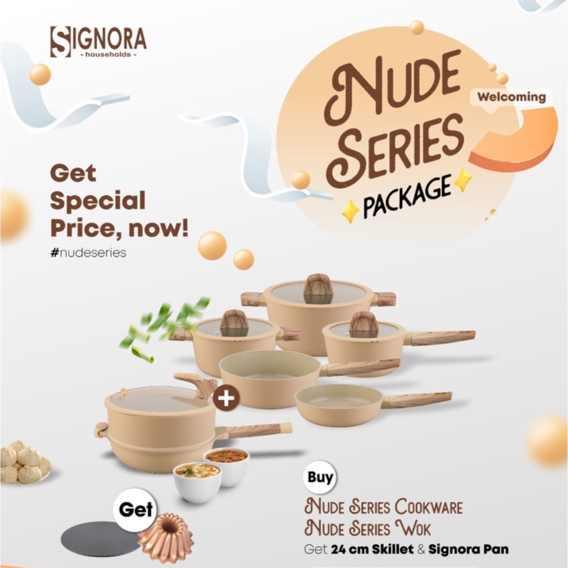 Jual Nude Series Package Nude Series Cookware Dan Nude Series Wok