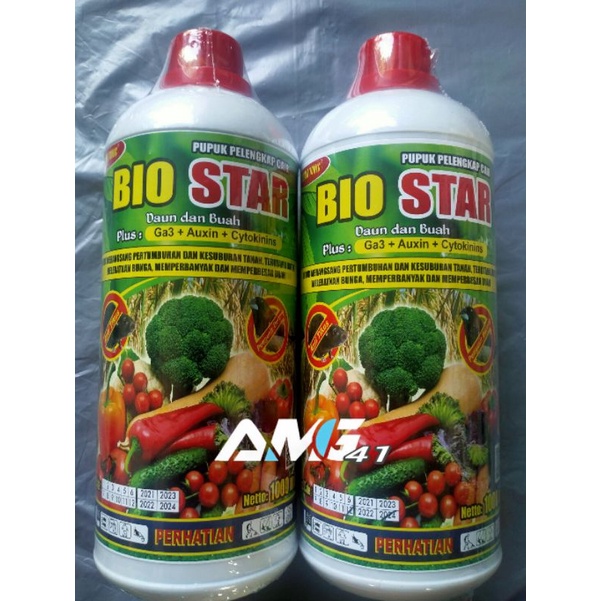 Jual Pupuk Pelengkap Cair Biostar Daun Buah L Plus Shopee Indonesia