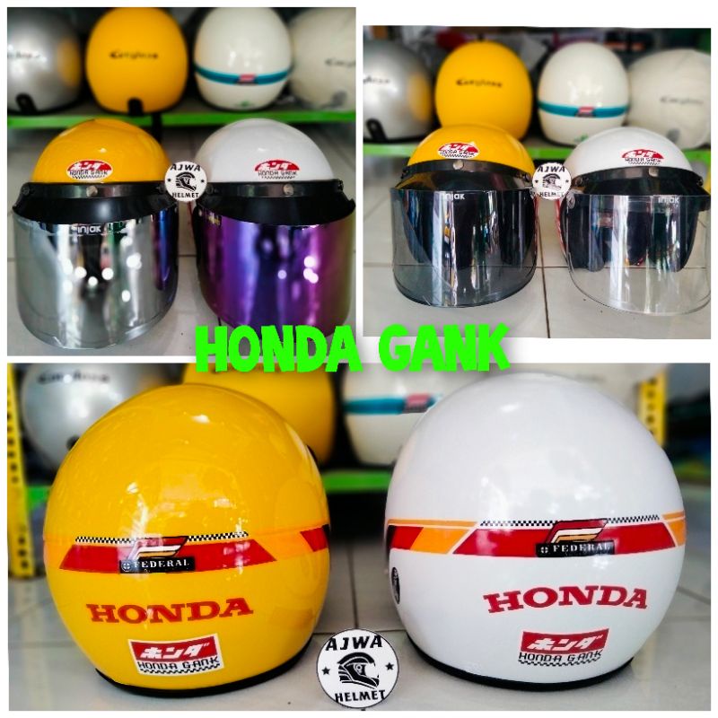 Jual Helm Honda Gank Gl Series Packing Kardus Shopee Indonesia