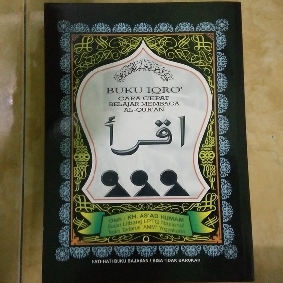 Jual ORIGINAL BUKU IQRO JILID 1 6 UKURAN BESAR BUKU CARA CEPAT