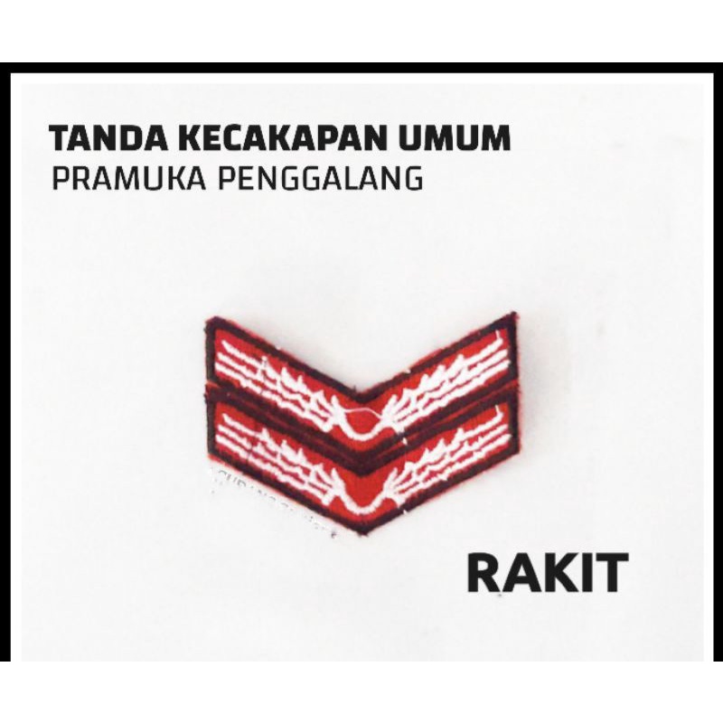 Jual Tku Tanda Kecakapan Umum Pramuka Penggalang Ramu Rakit Terap