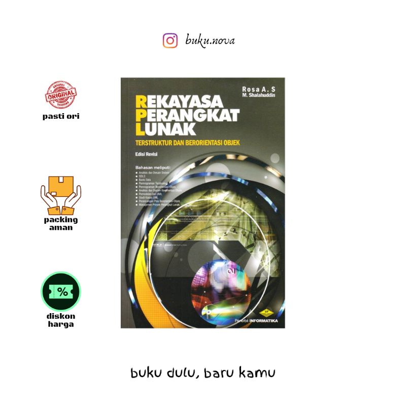 Jual Buku Rekayasa Perangkat Lunak Terstruktur Dan Berorientasi Objek