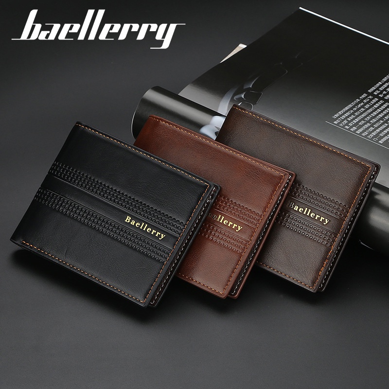 Jual DOMPET LIPAT PRIA BAELLERRY ORIGINAL KULIT NARDO PREMIUM SLOT