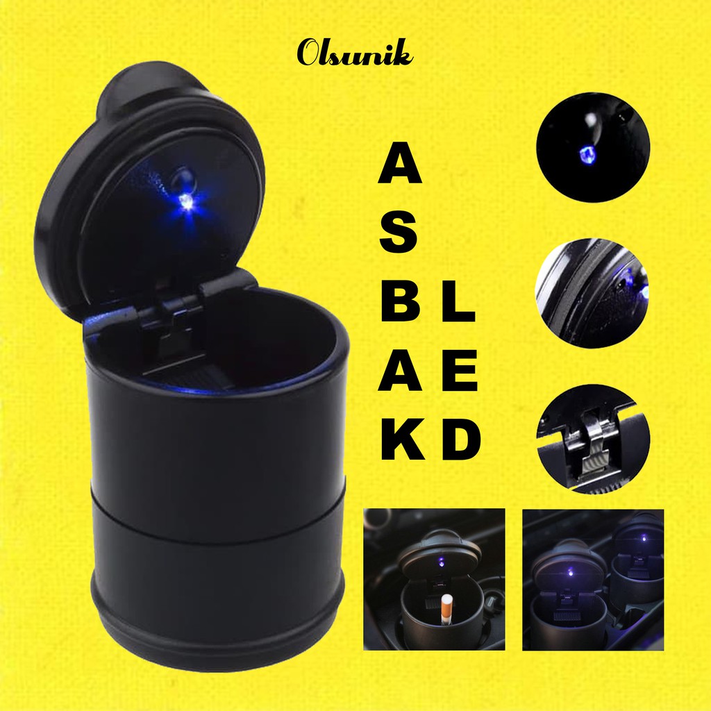 Jual ASBAK MOBIL TEMPAT ABU ROKOK ASBAK LED SERBAGUNA Shopee Indonesia