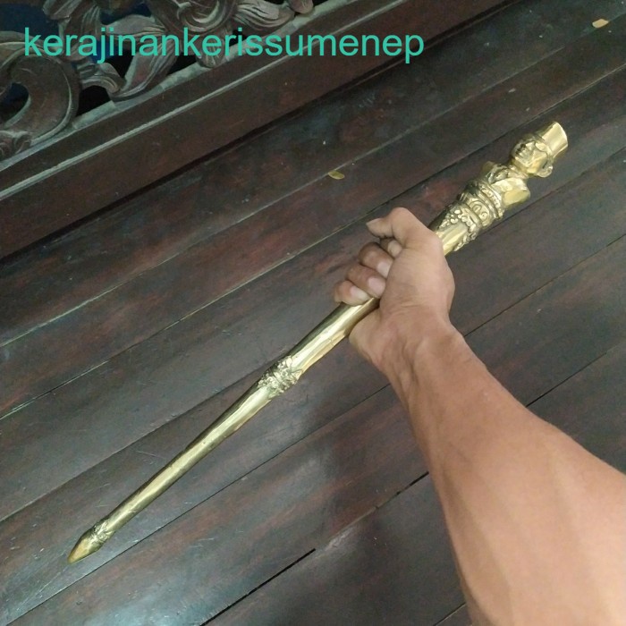 Jual Tongkat Komando Motif Bung Karno Soekarno Bahan Kuningan Shopee