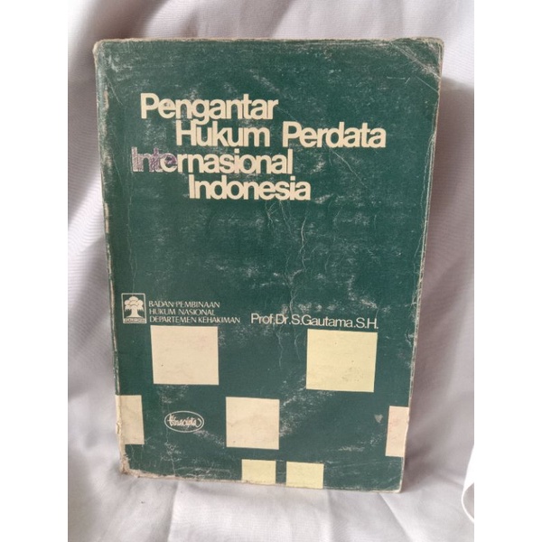 Jual PENGANTAR HUKUM PERDATA INTERNASIONAL INDONESIA OLEH PROF DR D