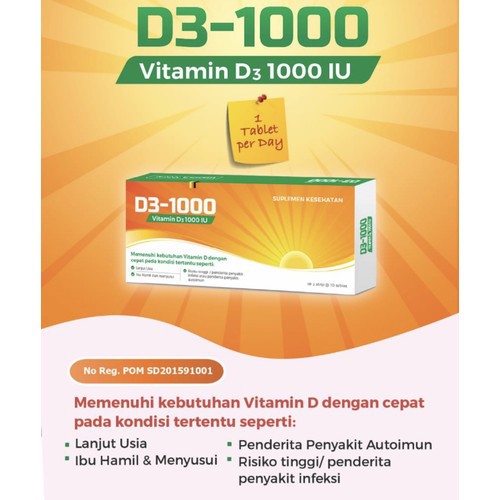 Jual Box D Iu Pyridam Farma Suplemen Vitamin D Isi