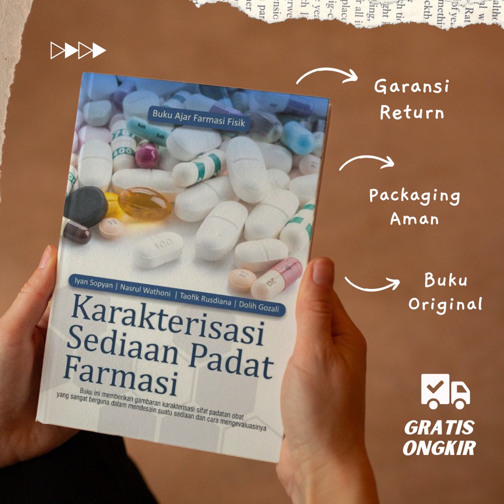 Jual Buku Karakterisasi Sediaan Padat Farmasi Shopee Indonesia