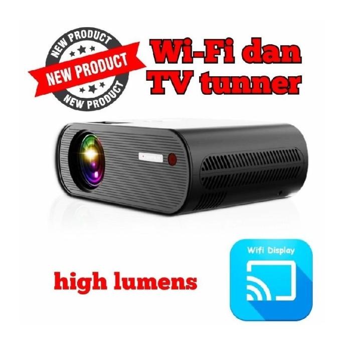 Jual Cheerlux C10 Wifi TV Tuner Projector Mini LED Proyektor 2800