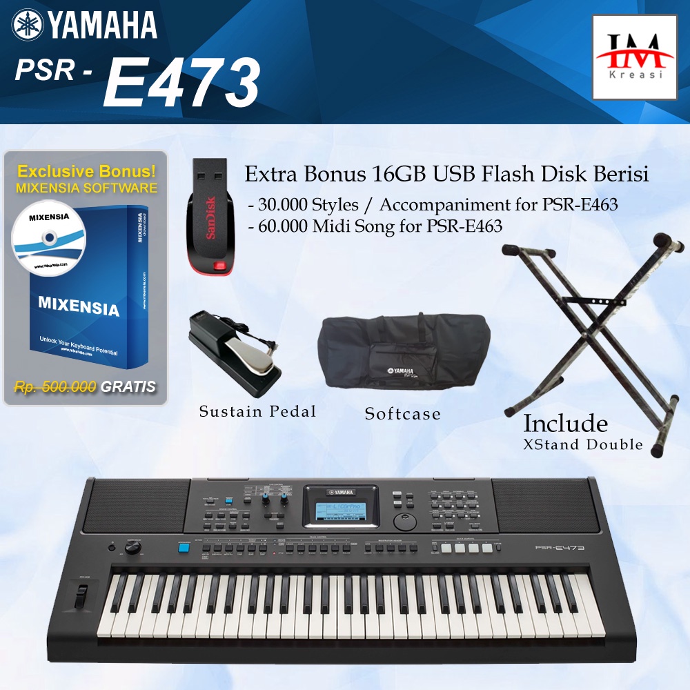 Jual Yamaha Psr E Psre Psr E Keyboard Garansi Resmi