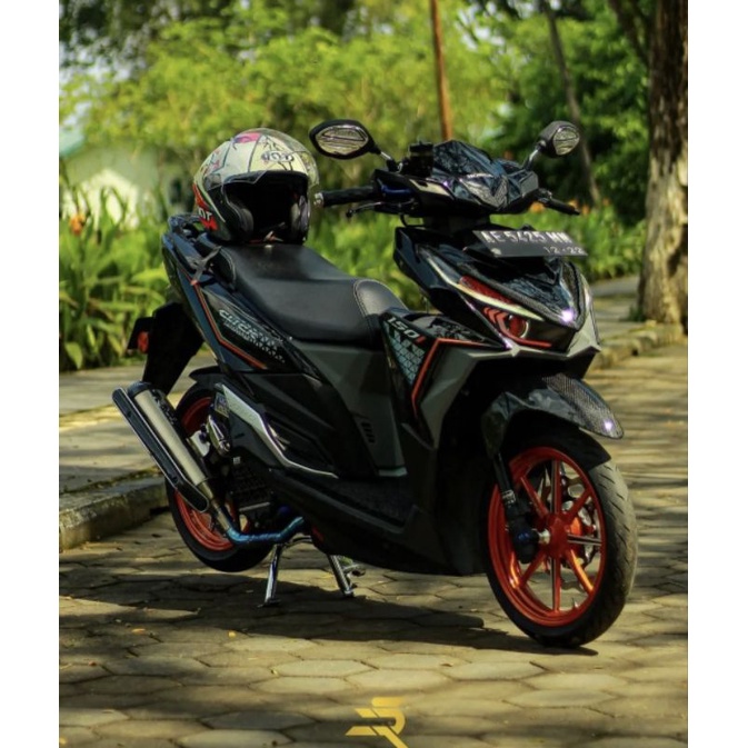 Jual STRIPING TRANSPARAN VARIO 125 150 LED 2015 2017 CLICK MODEL