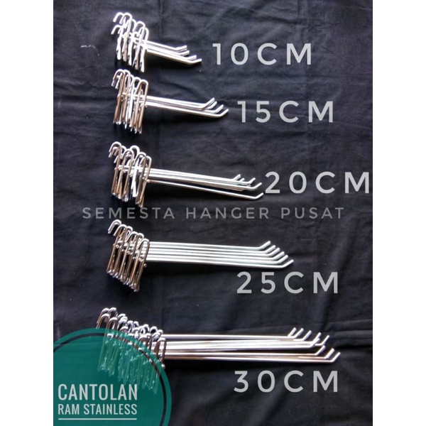 Jual Cantolan Hok Ram Stainless Ukuran Cm Cm Tebal Mm Utk