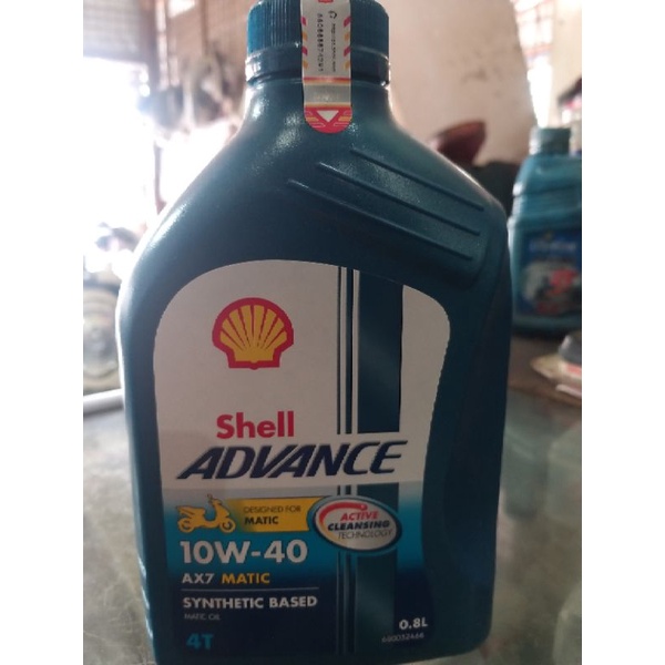 Jual OLI SHELL ADVANCE AX7 MATIC BEBEK SPORT 800 Ml Dan 1000 Ml