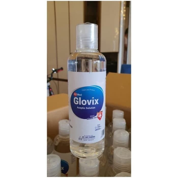 Jual Hand Sanitizer Glovix Aseptic Cair 150 Ml Aseptan Antiseptic