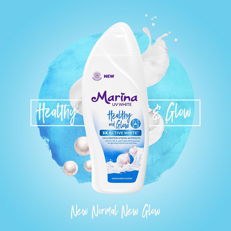 Jual MARINA UV White Hand Body Lotion 460 Ml Shopee Indonesia