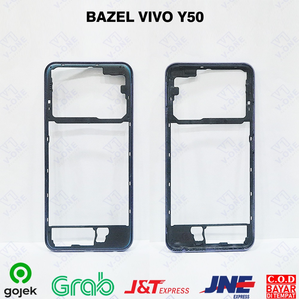 Jual BEZEL TULANG TENGAH FRAME VIVO Y50 SUDAH TERMASUK TOMBOL Shopee