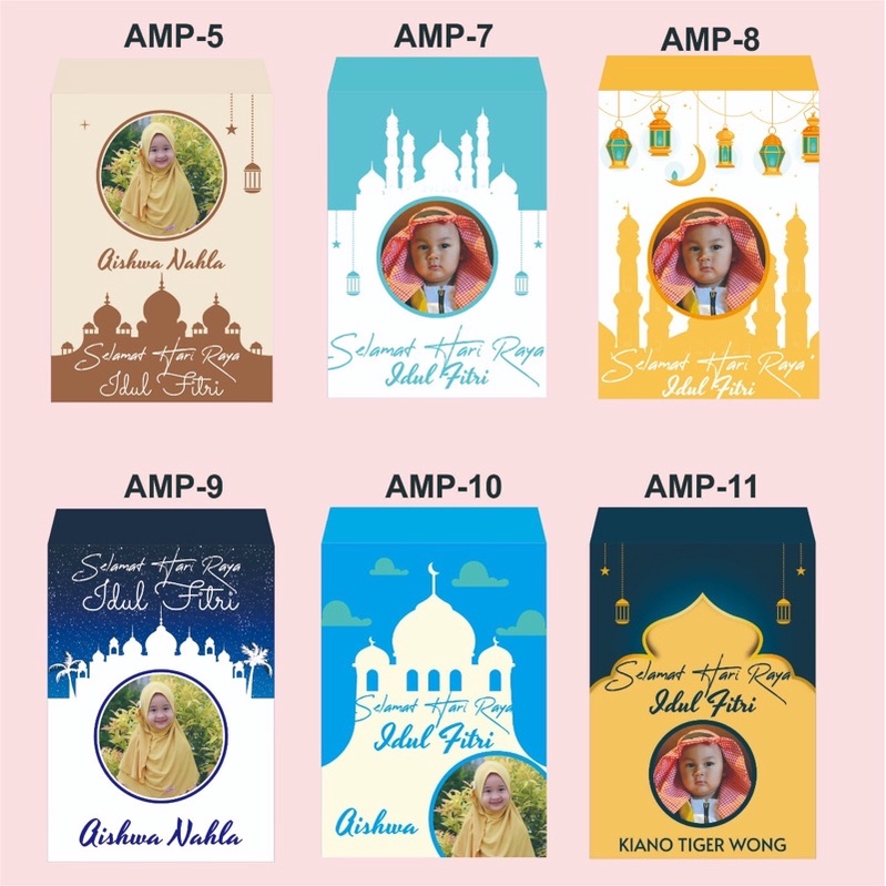 Jual Amplop Lebaran Custom Foto Perpack Shopee Indonesia