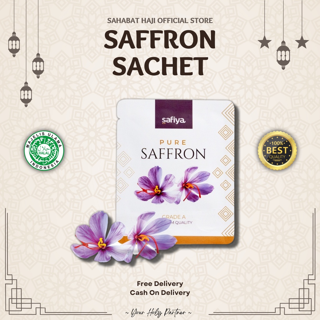 Jual Safron Saffron Super Premium Kemasan Sachet Gr Super Negin