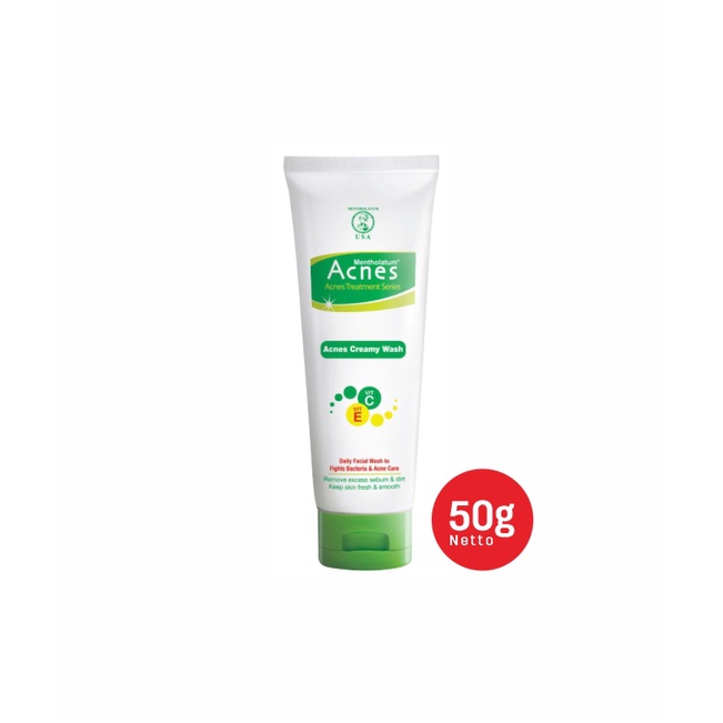 Jual ACNES CREAMY FACIAL WASH 50GR BISA COD Shopee Indonesia