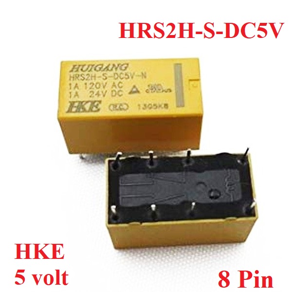 Jual Relay Hke Huigang Pcb Pin Kaki V Volt V Volt Hrs H S Dc V