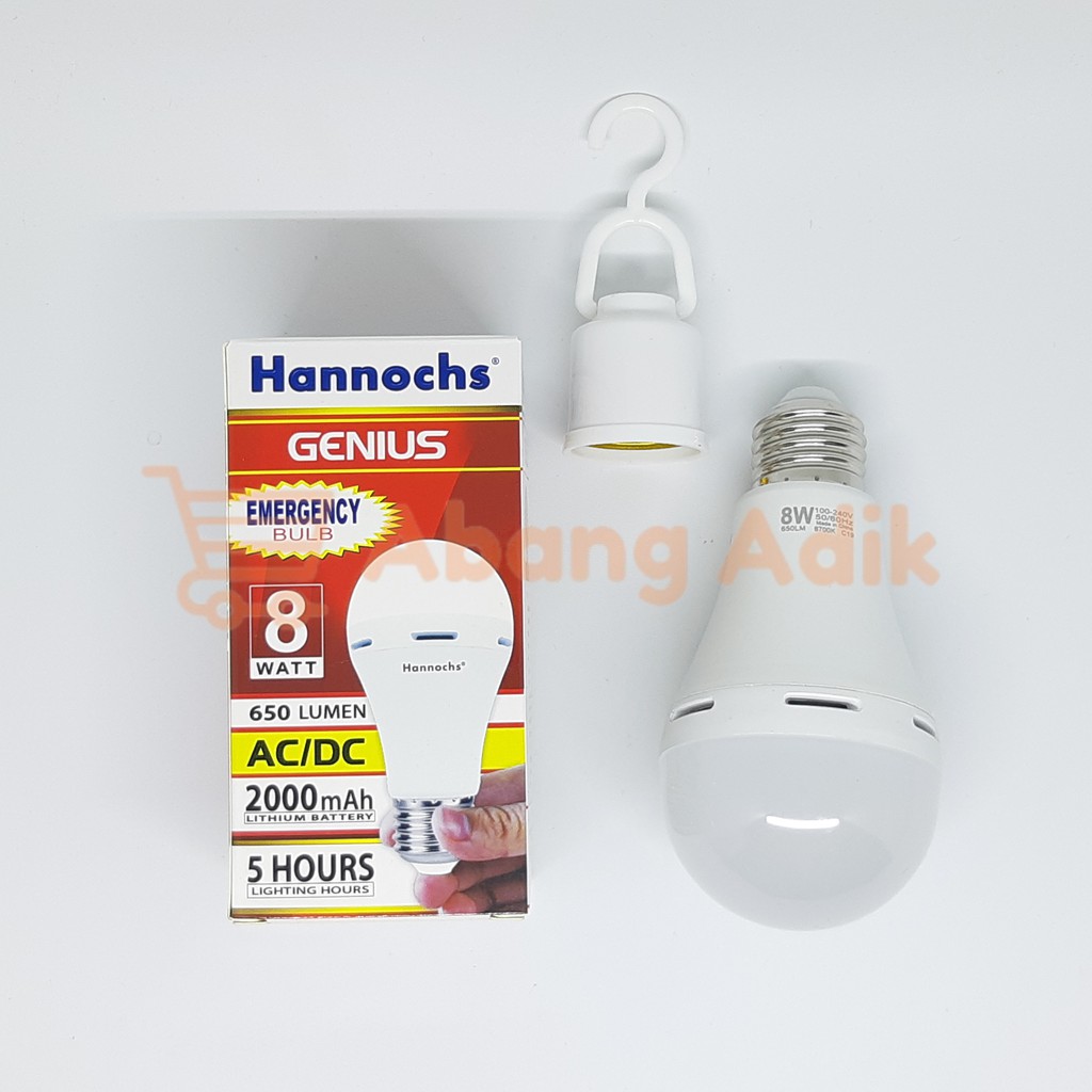 Jual Hannochs Genius W Emergency Bulb Lampu Led Darurat Magic Ac Dc