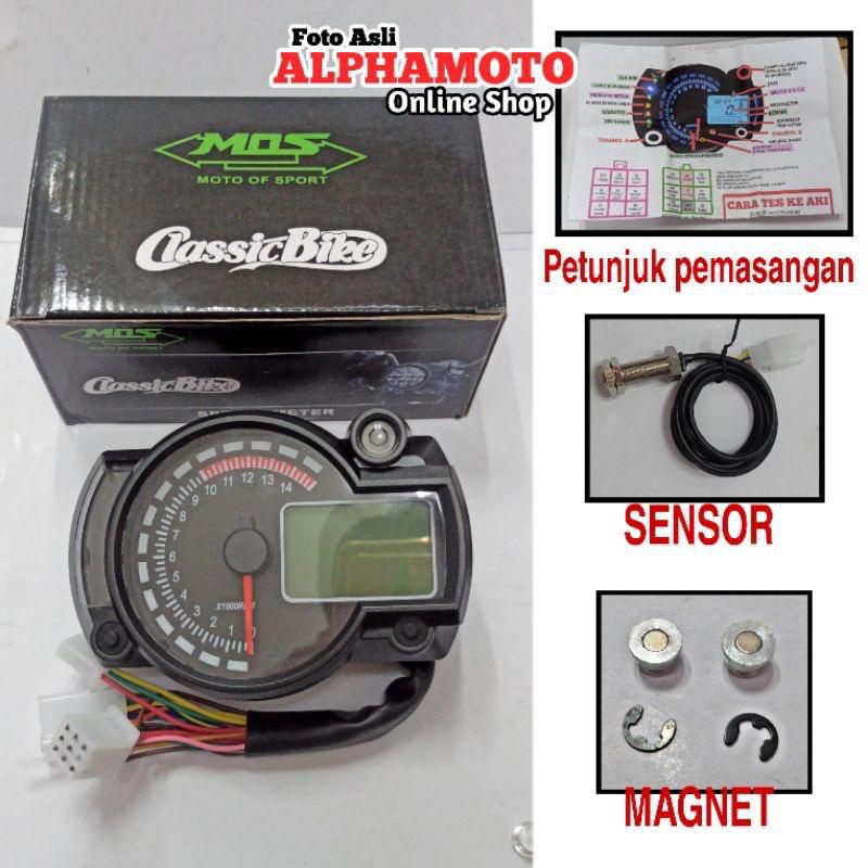 Jual Spidometer Rpm Digital Model Koso Rx N Spido Takometer Speedometer