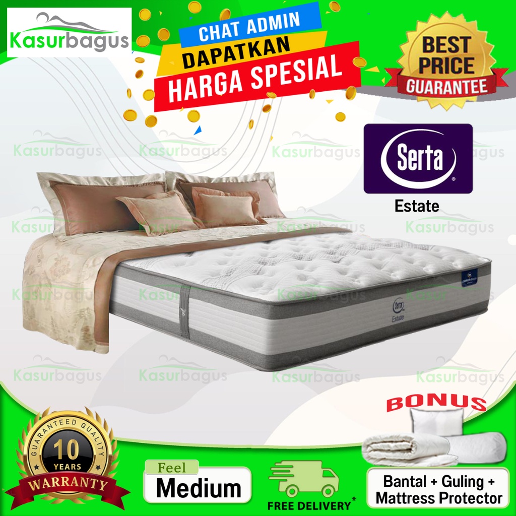 Jual Serta Kasur Springbed New Estate Kasur Saja X Shopee