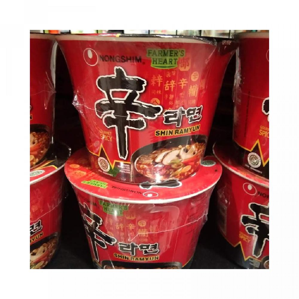 Jual Nongshim Shin Ramyun Cup Per 12 Pcs Shopee Indonesia