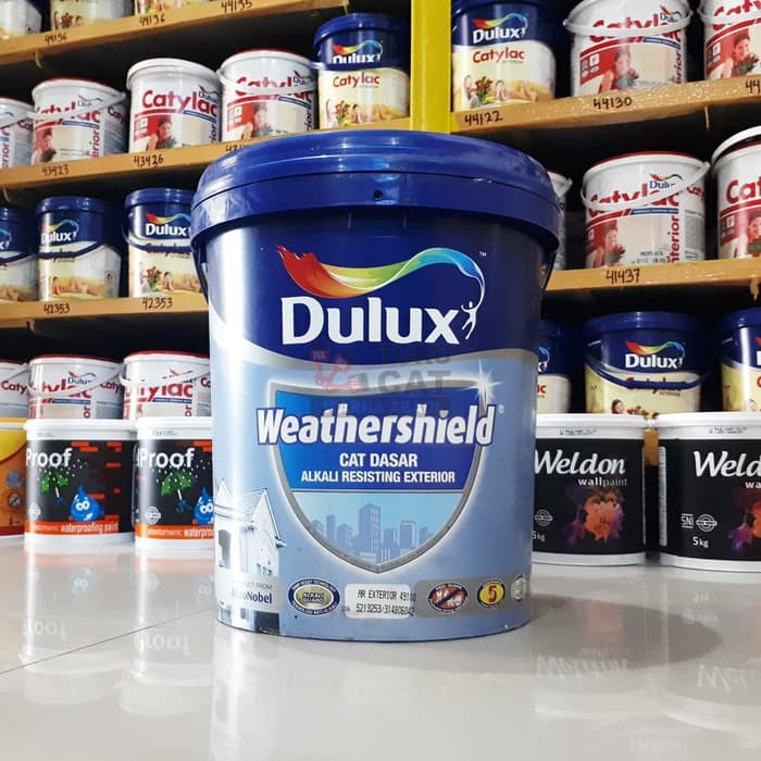 Jual Cat Dasar Exterior Dulux Alkali Weathershield Liter Shopee