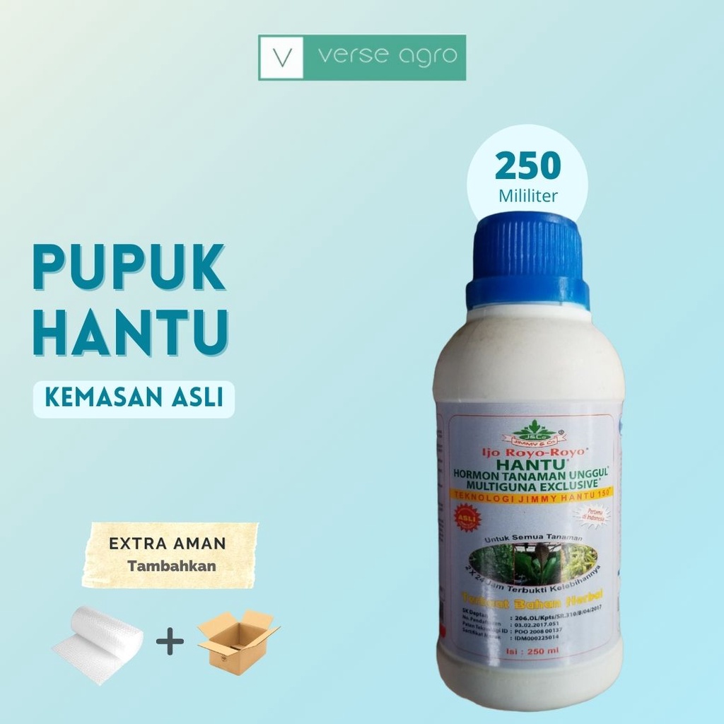 Jual Pupuk HANTU 250ML Multiguna Exclusive Hormon Tanaman Unggul