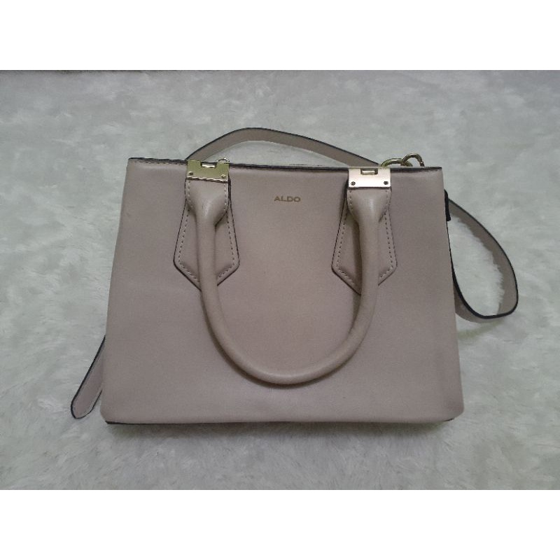 Jual PRELOVED TAS ALDO NUDE SATCHEL BAG Shopee Indonesia