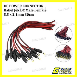 Jual Kabel Jack Jek Dc V Power Supply Male Female Konektor Adaptor