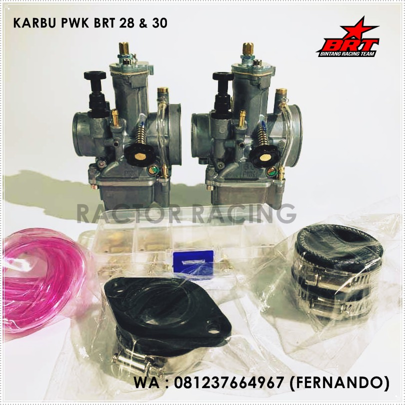 Jual PAKET SUPER FLOW CARBURATOR KARBURATOR KARBU BRT PWK 28 MM 30 MM