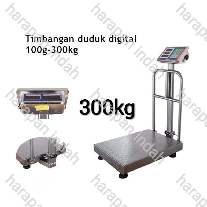 Jual Timbangan Barang Digital 300kg Timbangan Duduk Digital Kapasitas