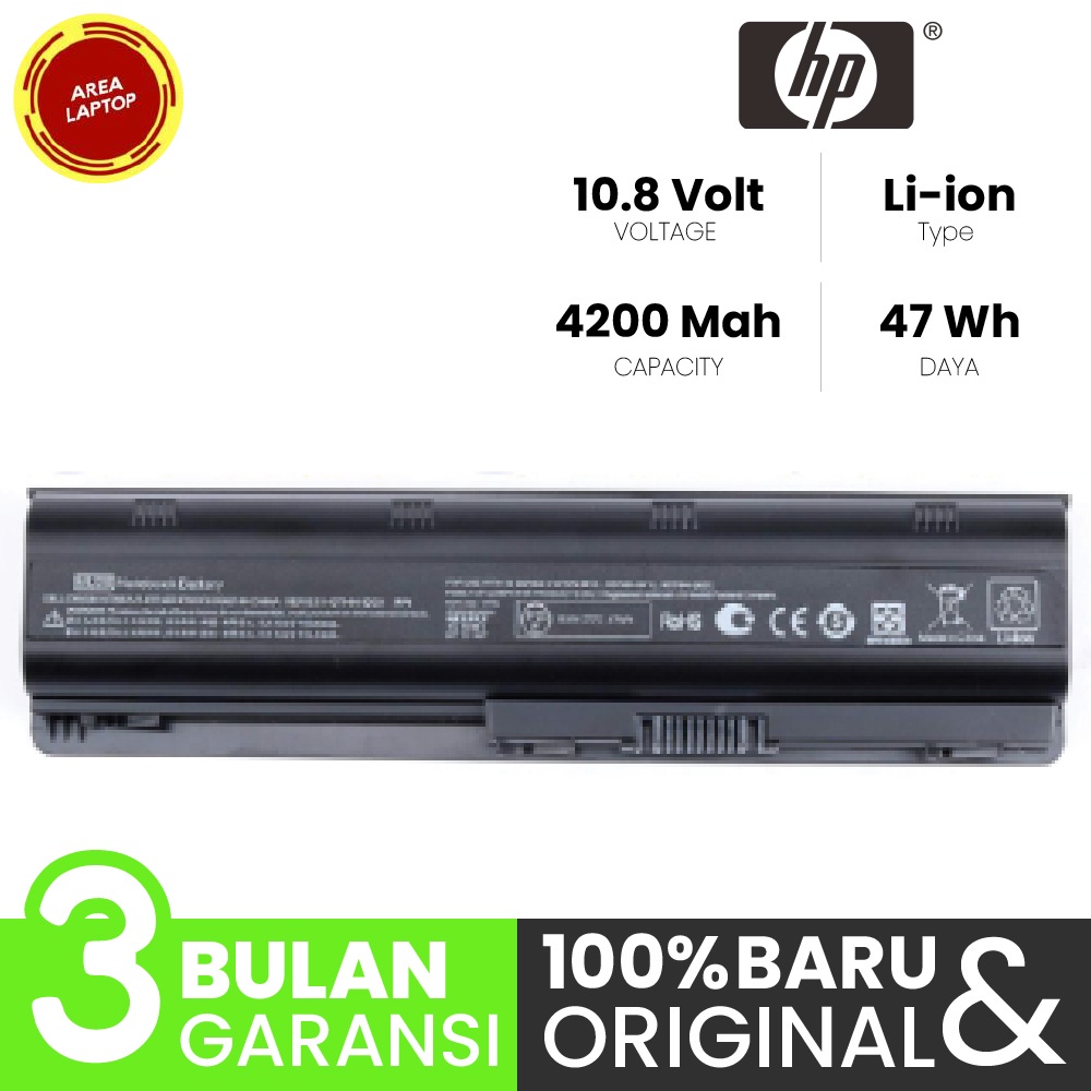 Jual Baterai Hp Compaq CQ42 CQ72 G42 G62 G72 G72t G62t G42t DM4 1000