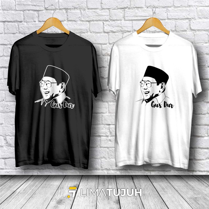 Jual Kaos Gusdur Siluet Desain Baju Distro Bahan Premium TSF Shopee