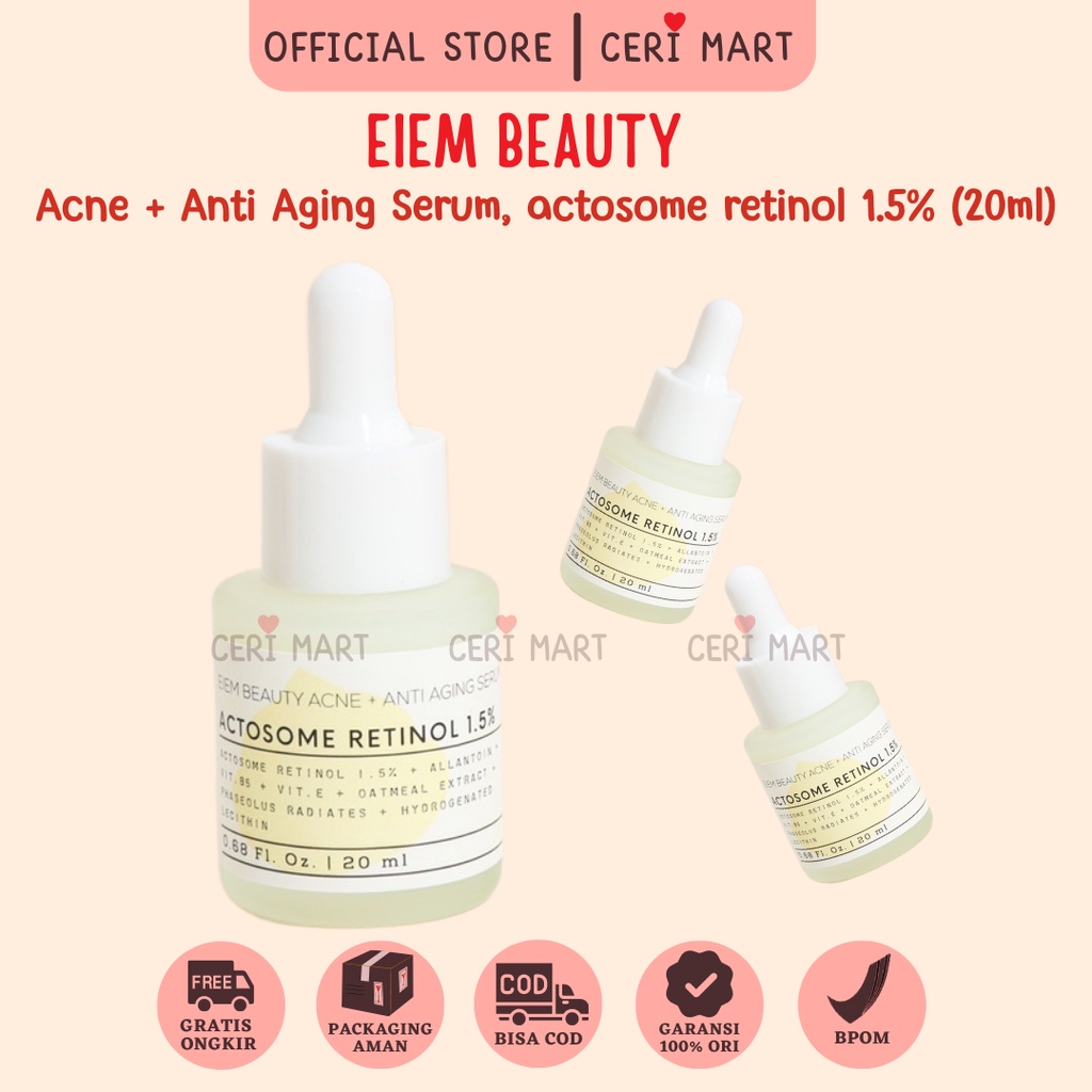 Jual Eiem Beauty Acne Anti Aging Serum Actosome Retinol