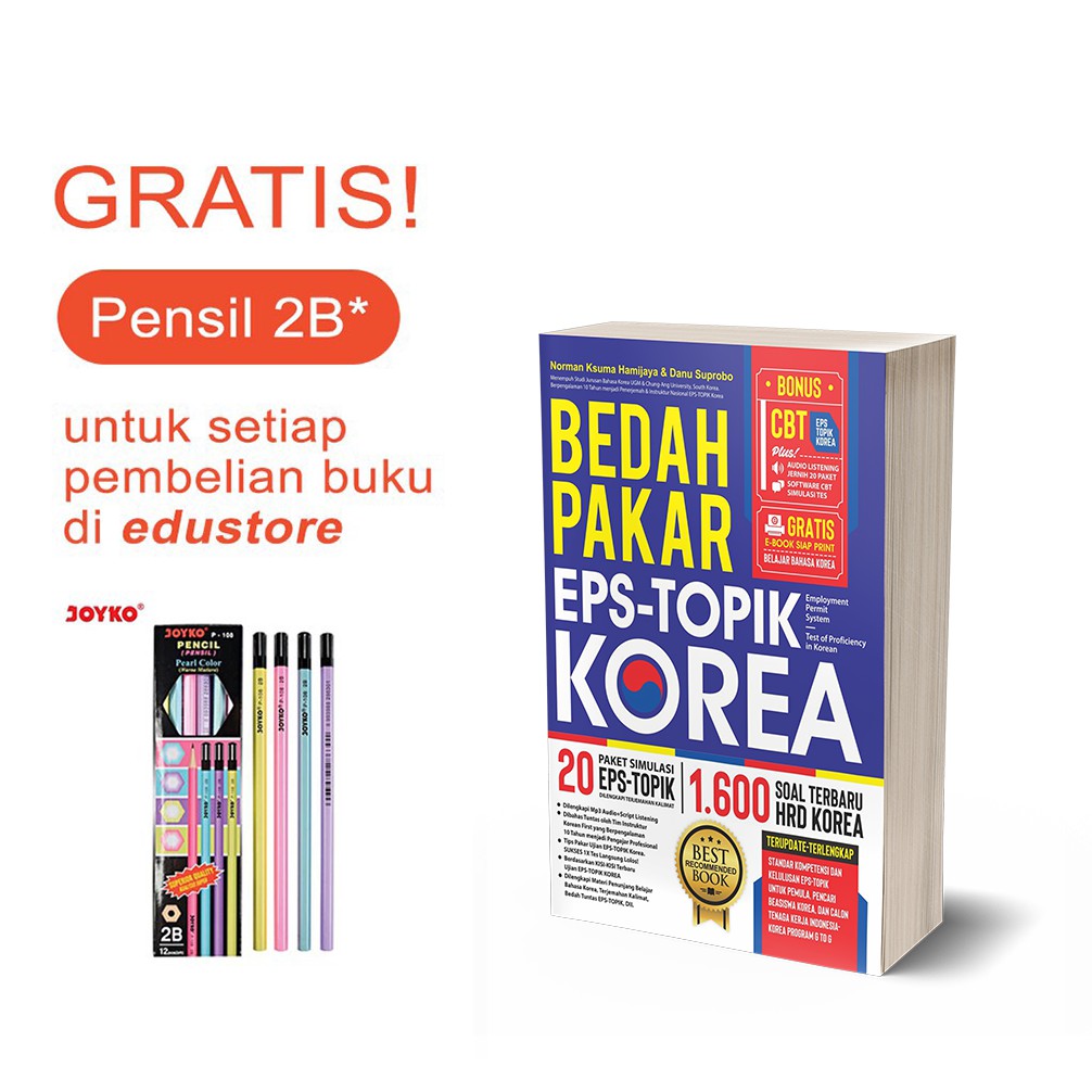 Jual ASLI BUKU BAHASA KOREA BEDAH PAKAR EPS TOPIK KOREA Shopee