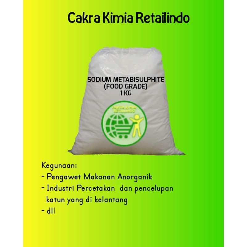 Jual Sodium Metabisulfit Food Grade Natrium Metabisulphite Origin