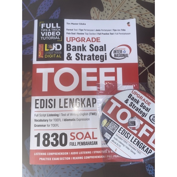 Jual UPGRADE Bank Soal Strategi TOEFL Shopee Indonesia