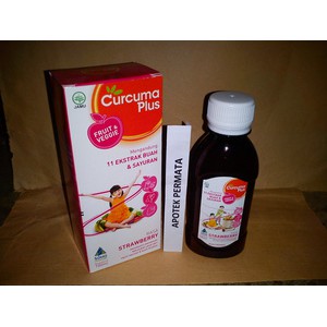 Jual CURCUMA PLUS F V 100 Ml Rasa Strawberry Shopee Indonesia